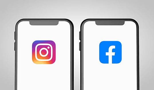 Facebook and Instagram icon picture